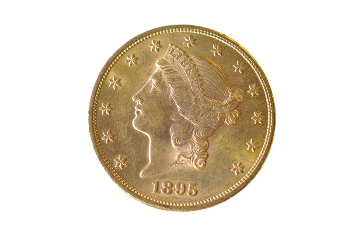 1895 United States of America Liberty Twenty Dollars Gold Coin