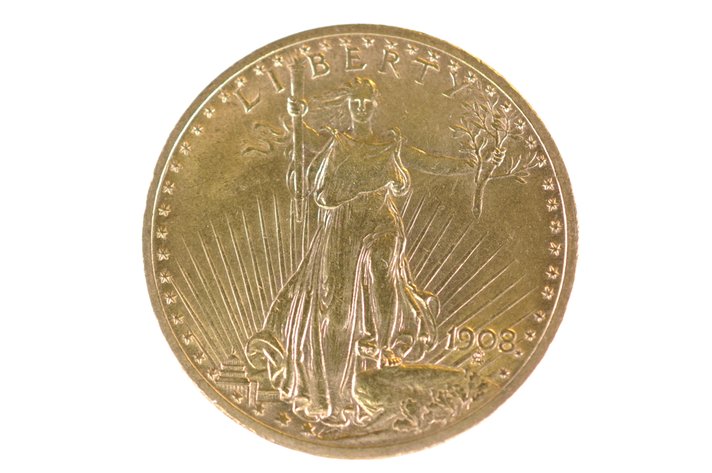 1908 Twenty Dollars U.S. Liberty Gold Coin No Motto