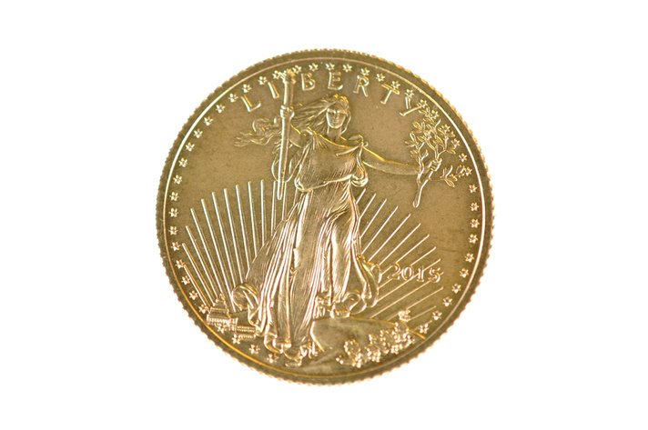 2015 Ten Dollars U.S. Walking Liberty Gold Coin