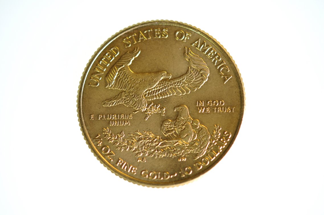 2015 Ten Dollars U.S. Walking Liberty Gold Coin, photo 3 of 4
