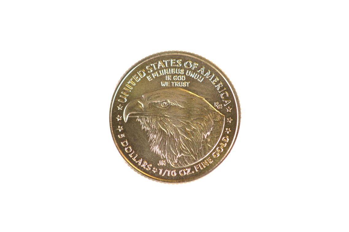2023 Five Dollars U.S. Walking Liberty Gold Coin, photo 4 of 4