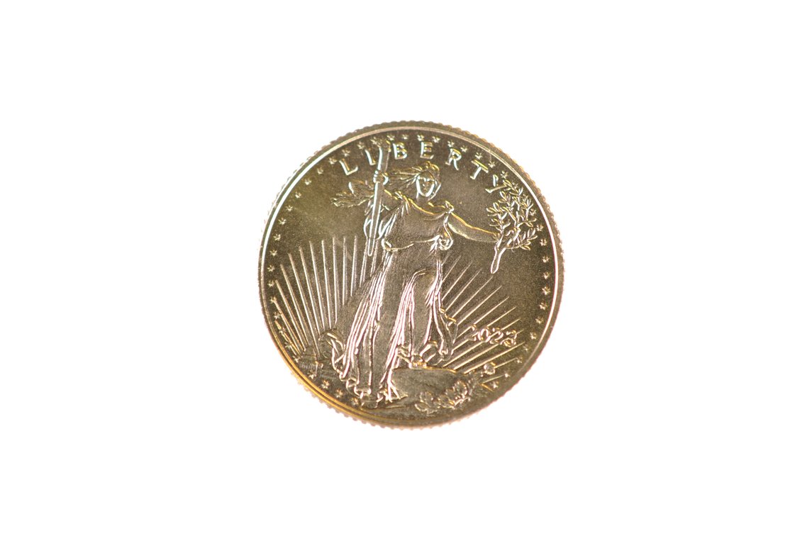 2023 Five Dollars U.S. Walking Liberty Gold Coin, photo 2 of 4