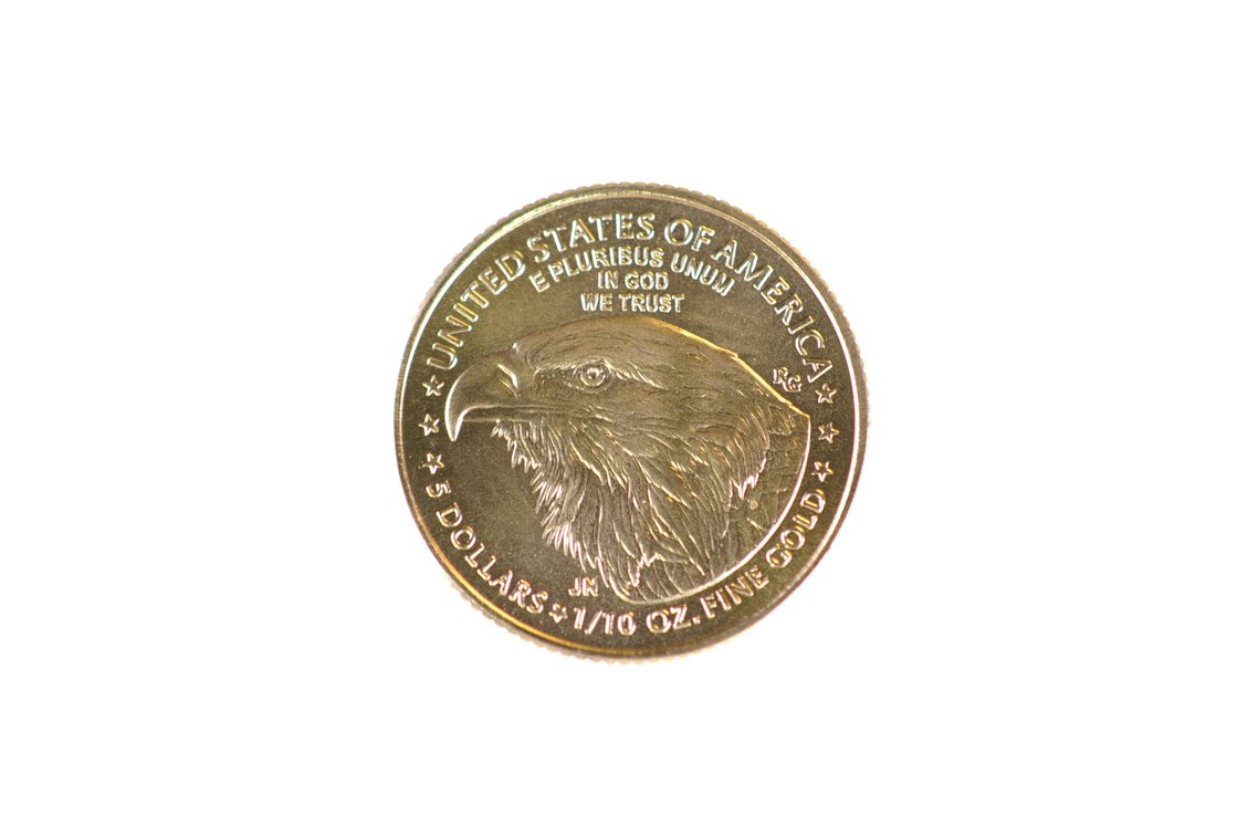 2023 Five Dollars U.S. Walking Liberty Gold Coin, photo 3 of 4