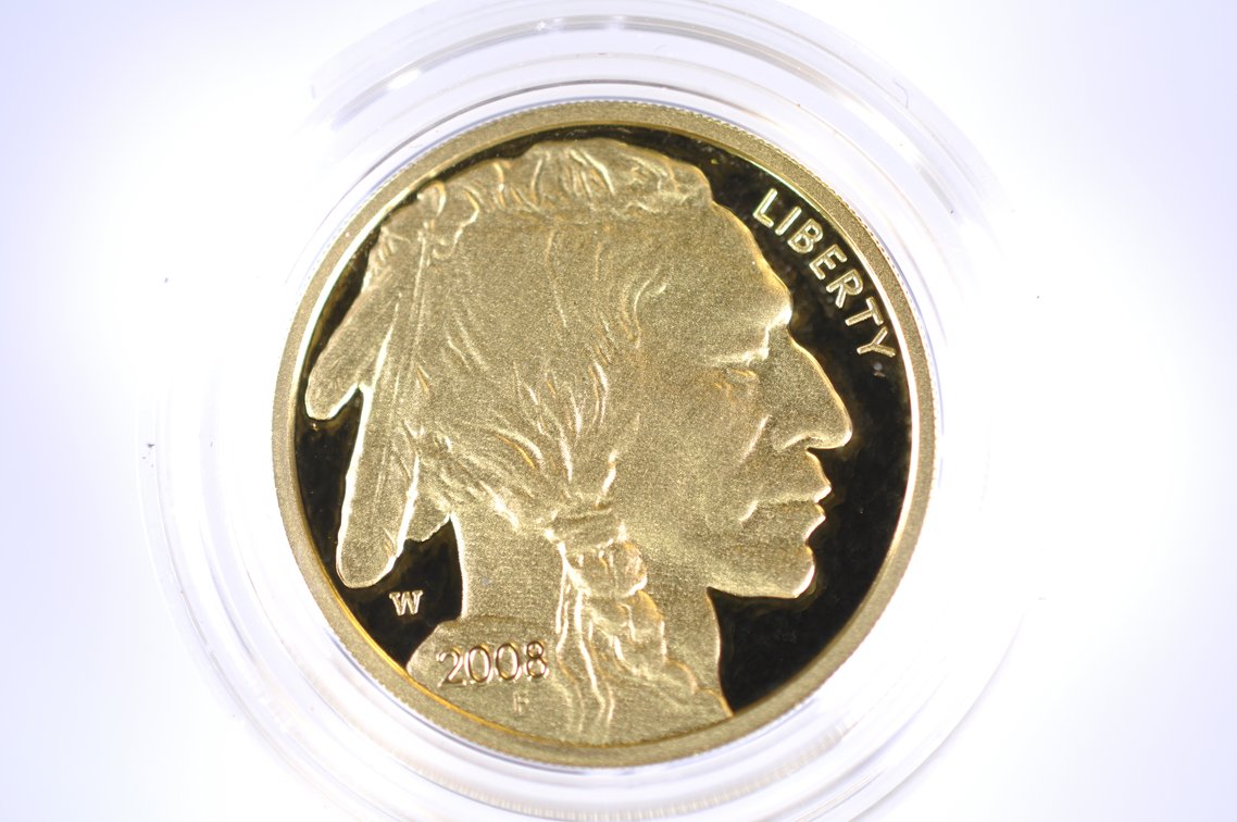 2008 Liberty Buffalo Nickel Ten Dollar Gold Coin, photo 2 of 4