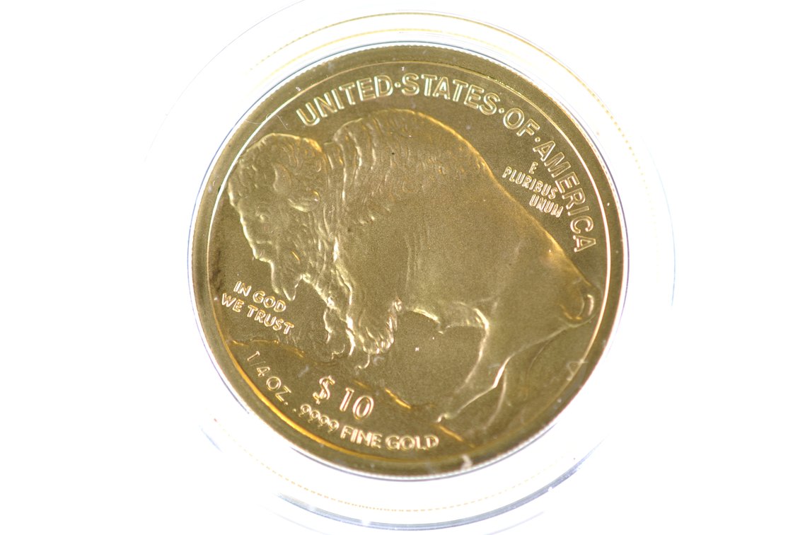 2008 Liberty Buffalo Nickel Ten Dollar Gold Coin, photo 3 of 3