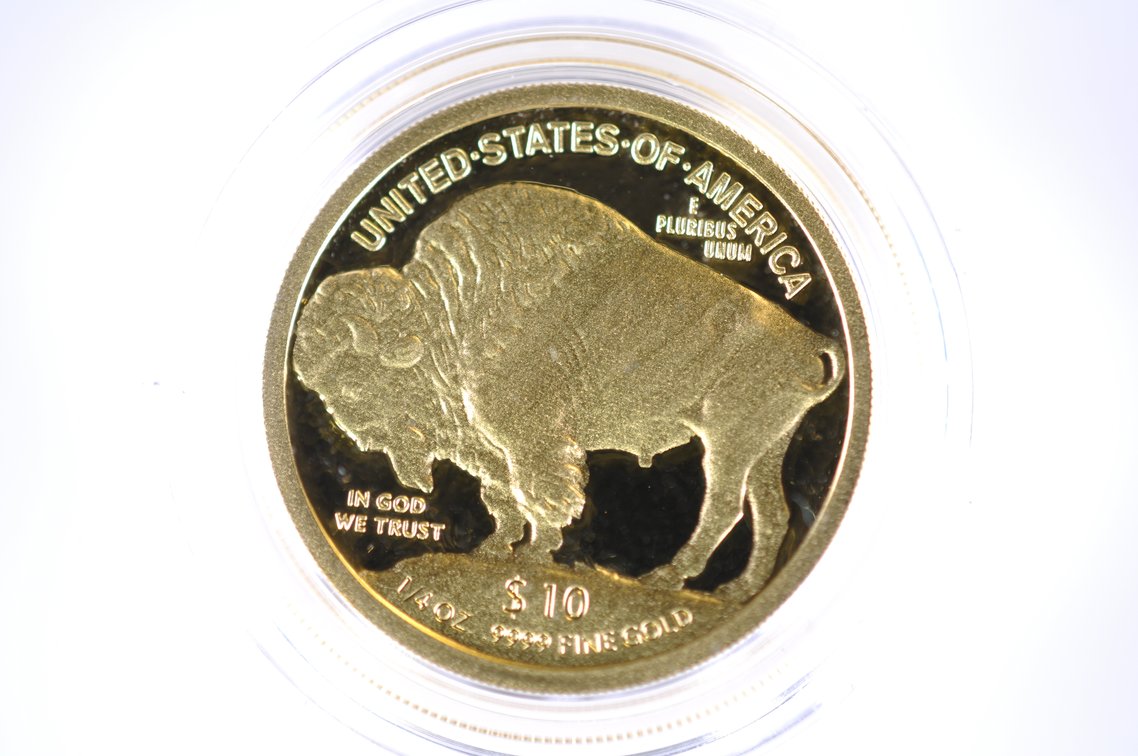 2008 Liberty Buffalo Nickel Ten Dollar Gold Coin, photo 3 of 4