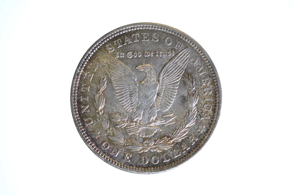1921 Morgan Silver Dollar Philadelphia, photo 2 of 2