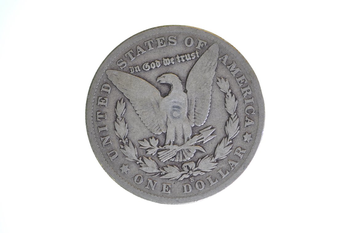 1904 Morgan Silver Dollar San Francisco, photo 2 of 2