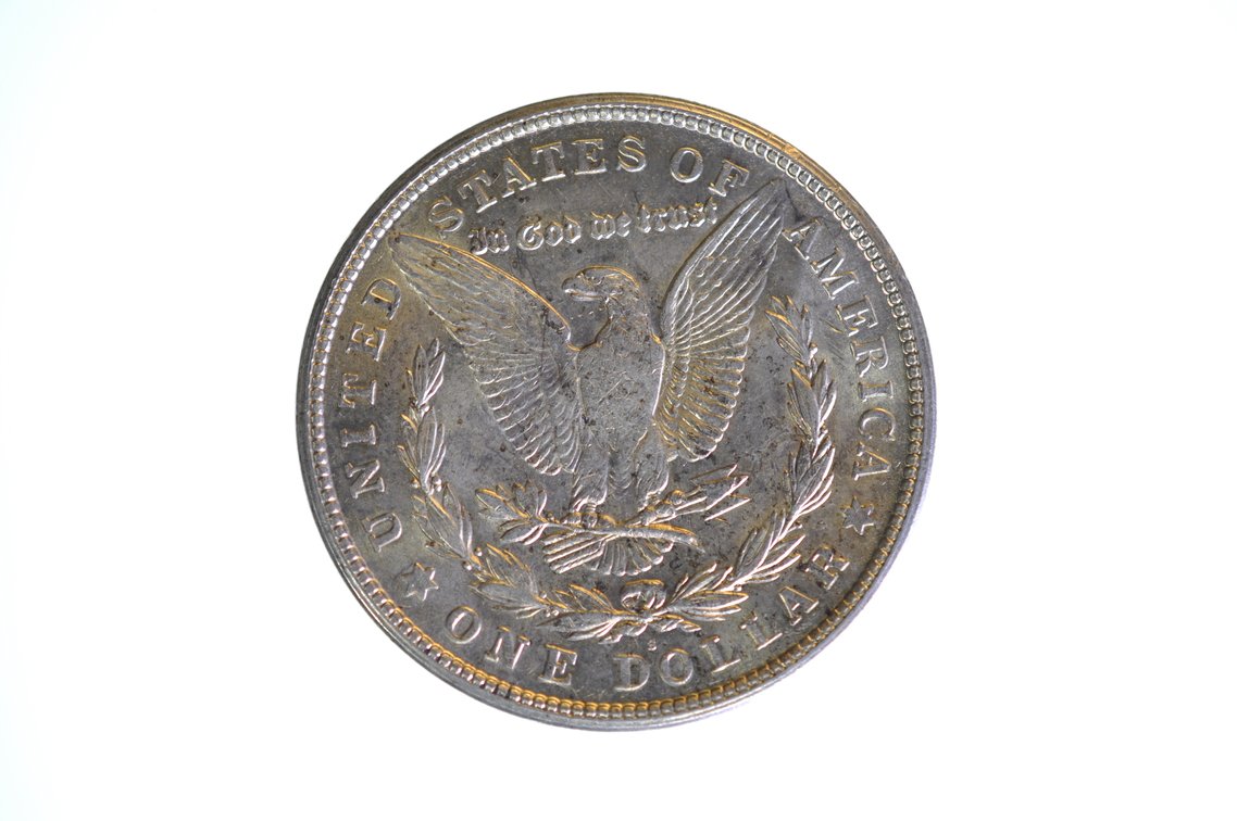 1921 Morgan Silver Dollar San Francisco, photo 2 of 2