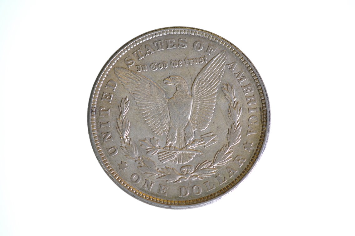 1921 Morgan Silver Dollar Denver, photo 2 of 2