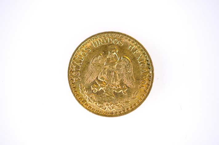 1919 Two Pesos Mexican Gold Coin
