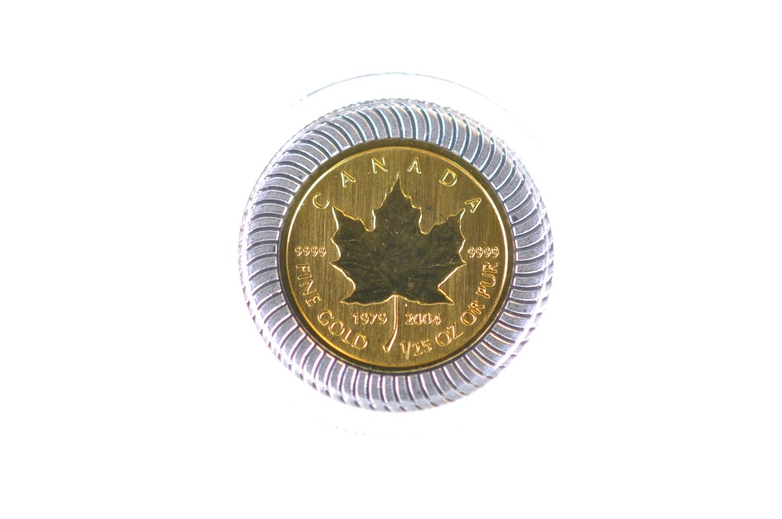 2004 Elizabeth II .50 Cents Canadian Fine Gold Coin, photo 2 of 2