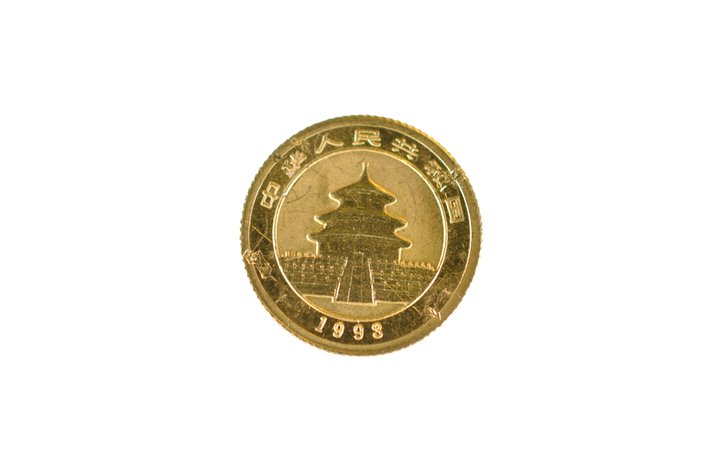 1993 Chinese Five Yuan Gold Panda Coin