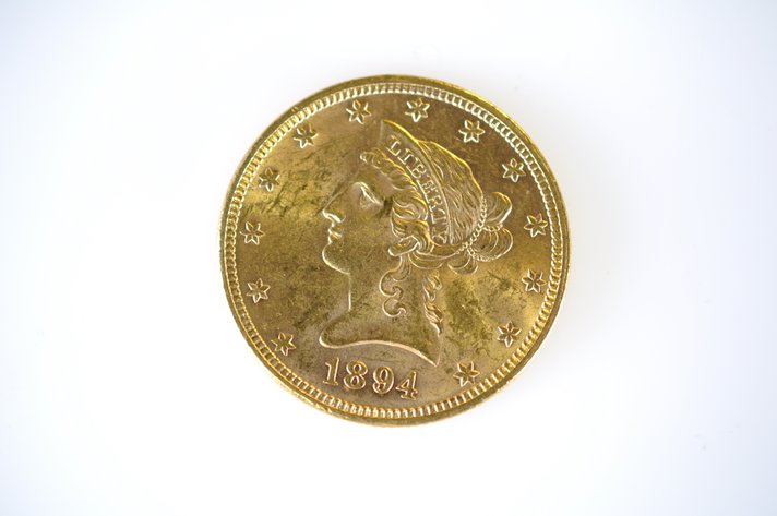 1894 Liberty Head Gold Eagle Ten Dollars Gold Coin