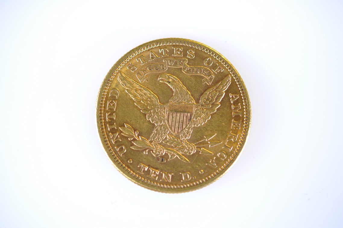 1906 Liberty Head Gold Eagle Ten Dollars Gold Coin, photo 3 of 3