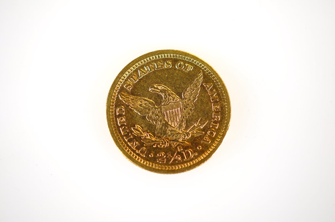 1878 Liberty Head Eagle Two and a Half Dollar Gold Coin, photo 4 of 4