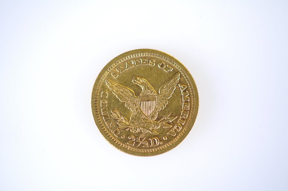 1878 Liberty Head Eagle Two and a Half Dollar Gold Coin, photo 4 of 4