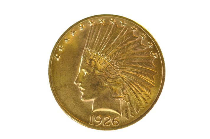 1926 Indian Head Ten Dollar Gold Coin