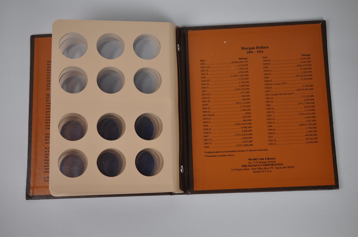 Morgan Dollar Collectors World Coin Library Holder Books, photo 11 of 11
