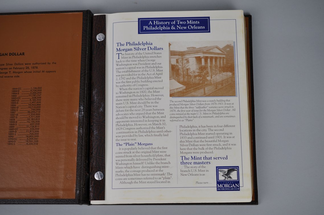 Morgan Dollar Collectors World Coin Library Holder Books, photo 4 of 11