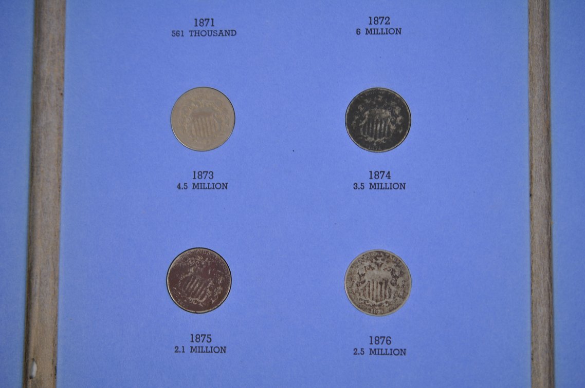 1866-1883 Book of Sheild Type Nickles, photo 8 of 11