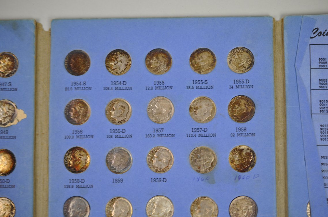 1946-1979 Book of Rossevelt Dimes, photo 5 of 10