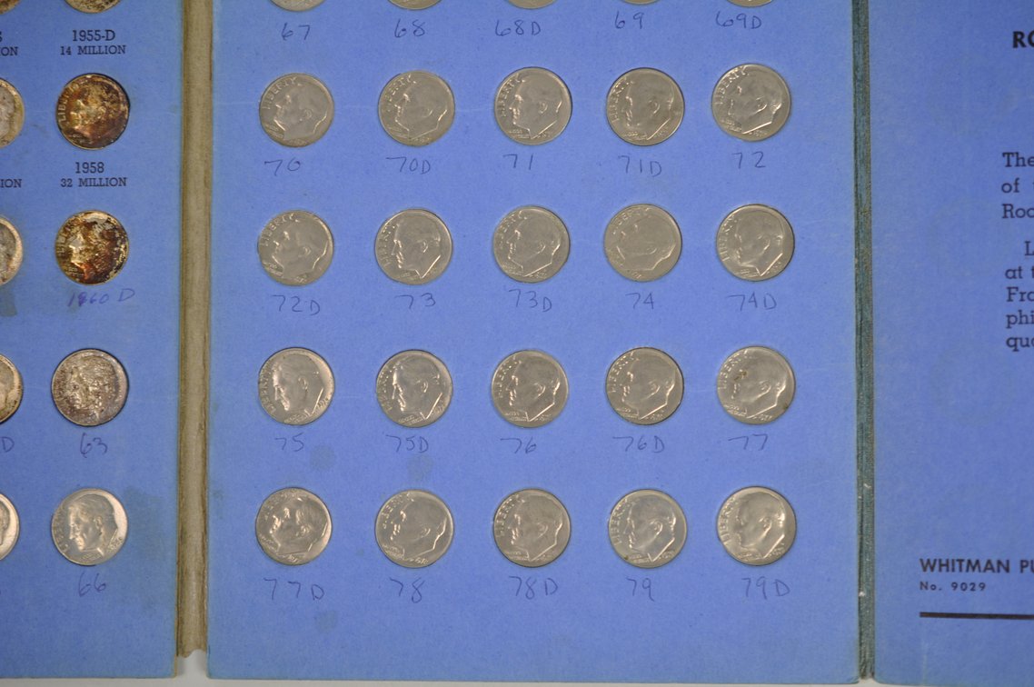 1946-1979 Book of Rossevelt Dimes, photo 10 of 10