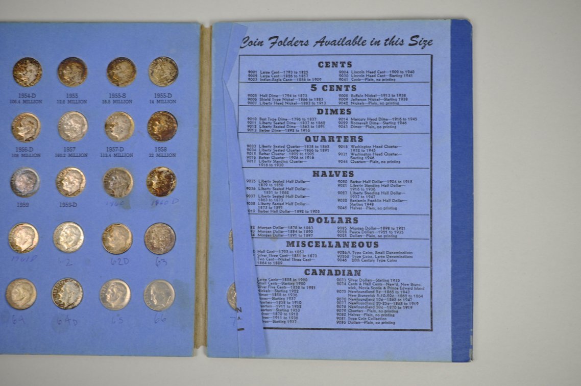 1946-1979 Book of Rossevelt Dimes, photo 7 of 10