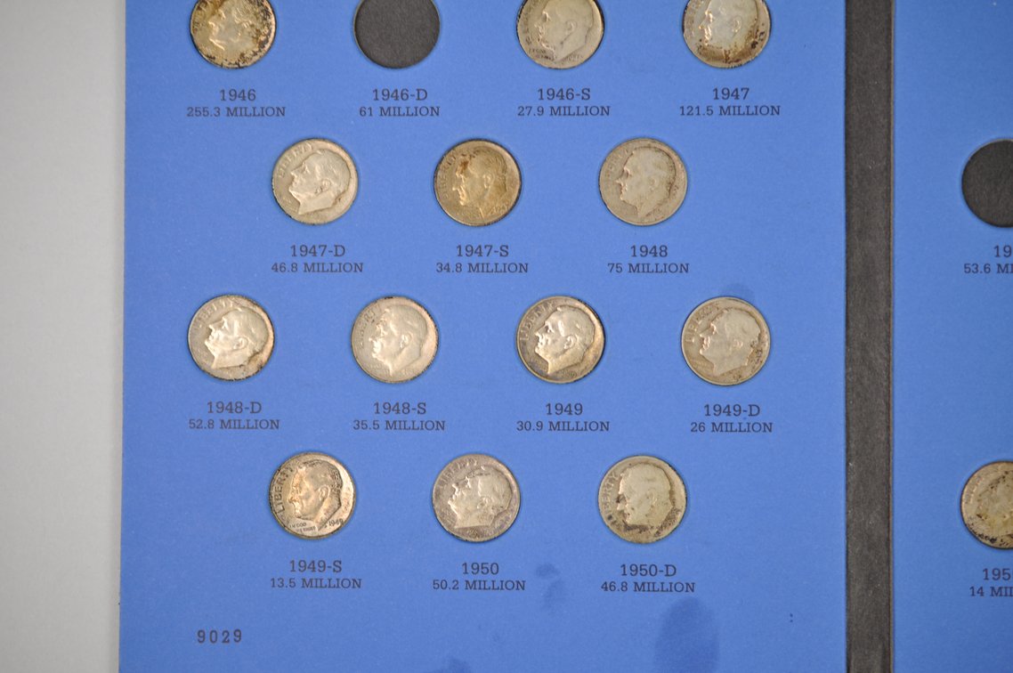 1946-1964 Book of Rossevelt Dimes, photo 5 of 14