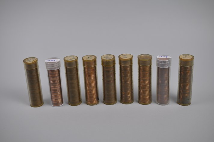 1959-1960 and 1982 AU/MS Pennies