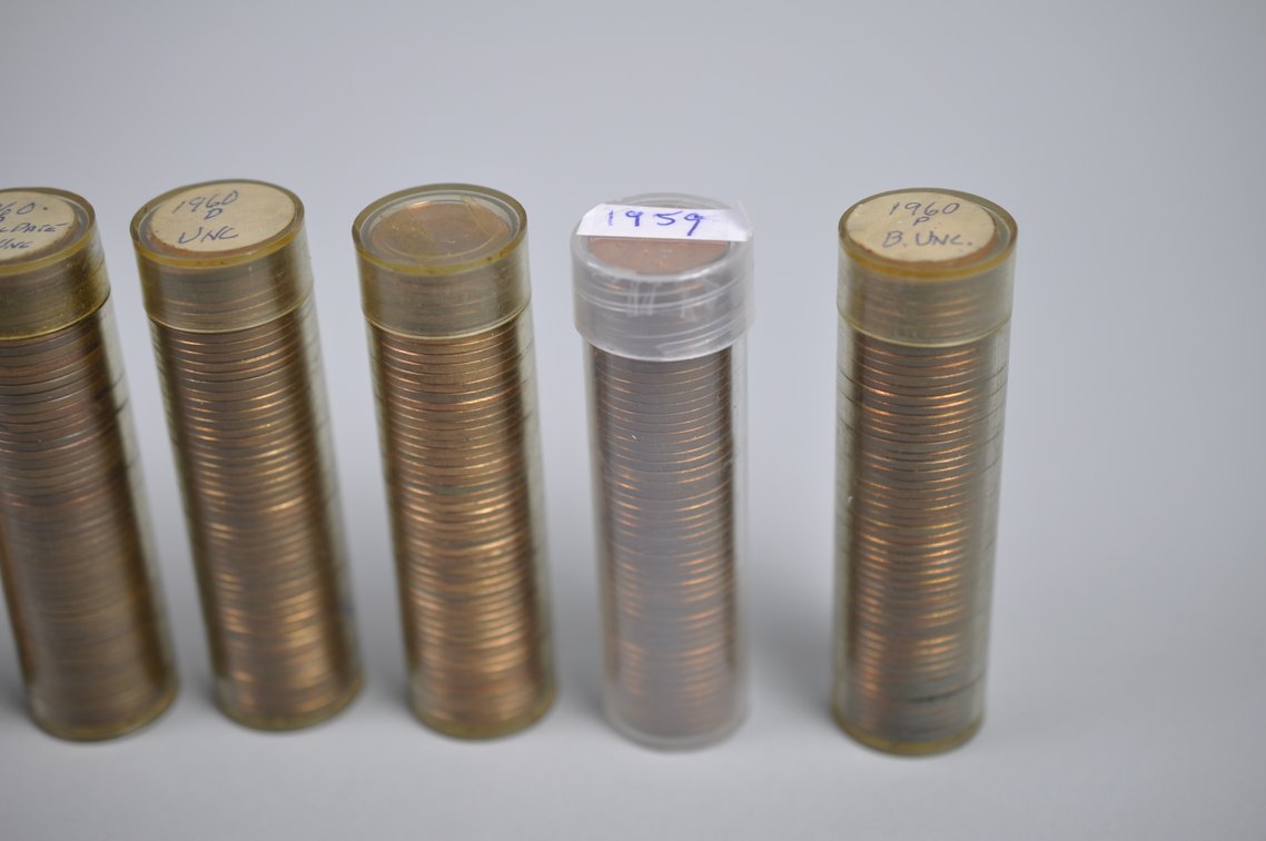 1959-1960 and 1982 AU/MS Pennies, photo 5 of 18