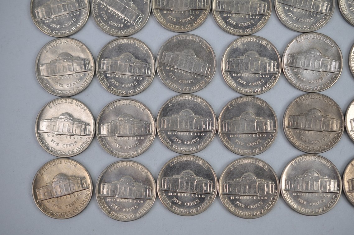 1960 Tube of Jefferson Nickels Denver, photo 9 of 10