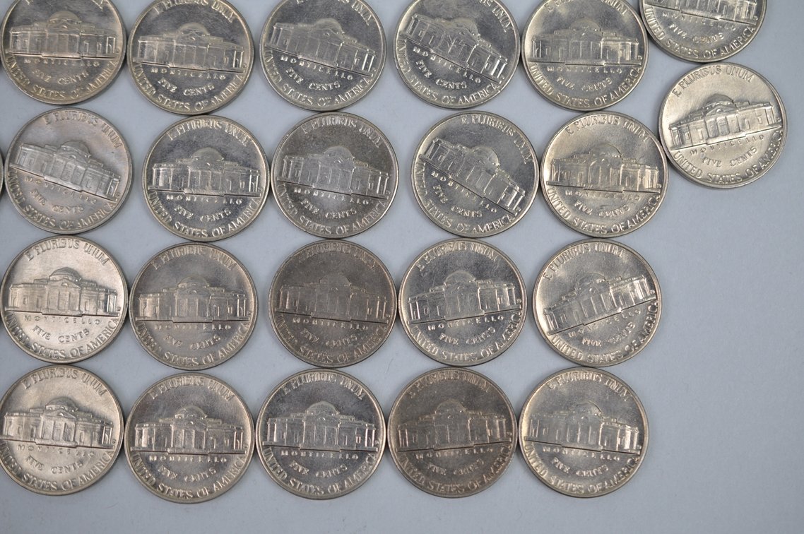 1960 Tube of Jefferson Nickels Denver, photo 10 of 10