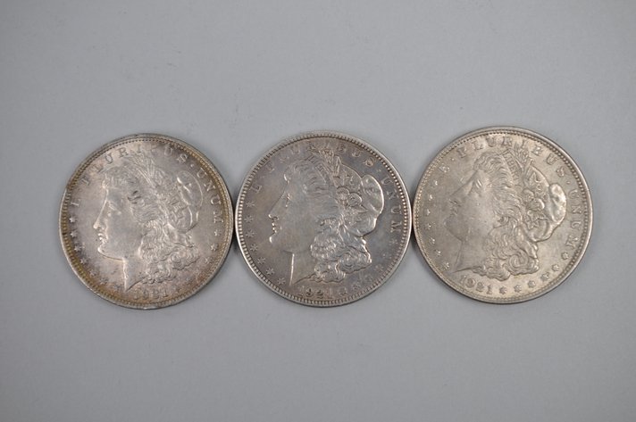 1921 Morgan Silver Dollars Philadelphia