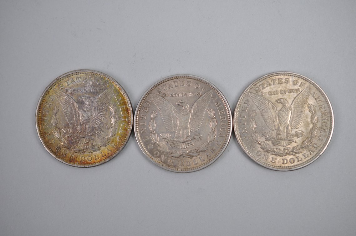 1921 Morgan Silver Dollars Philadelphia, photo 5 of 9
