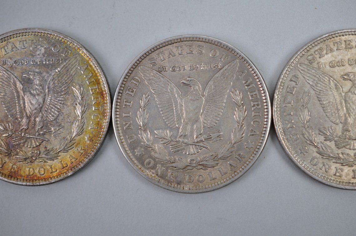 1921 Morgan Silver Dollars Philadelphia, photo 7 of 9