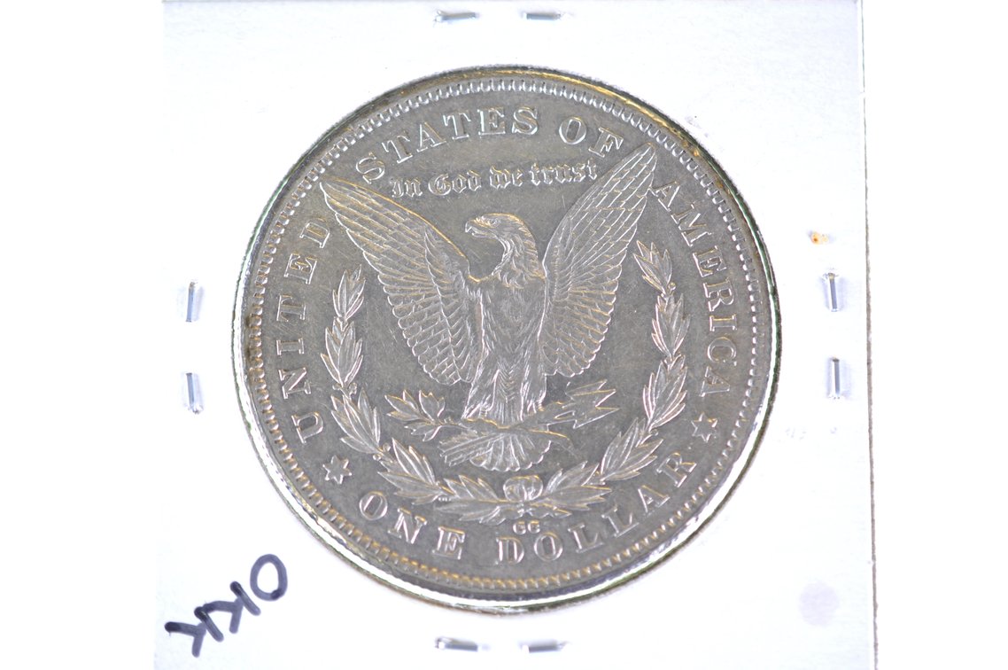 1878 Silver Morgan Dollar Carson City, photo 2 of 2