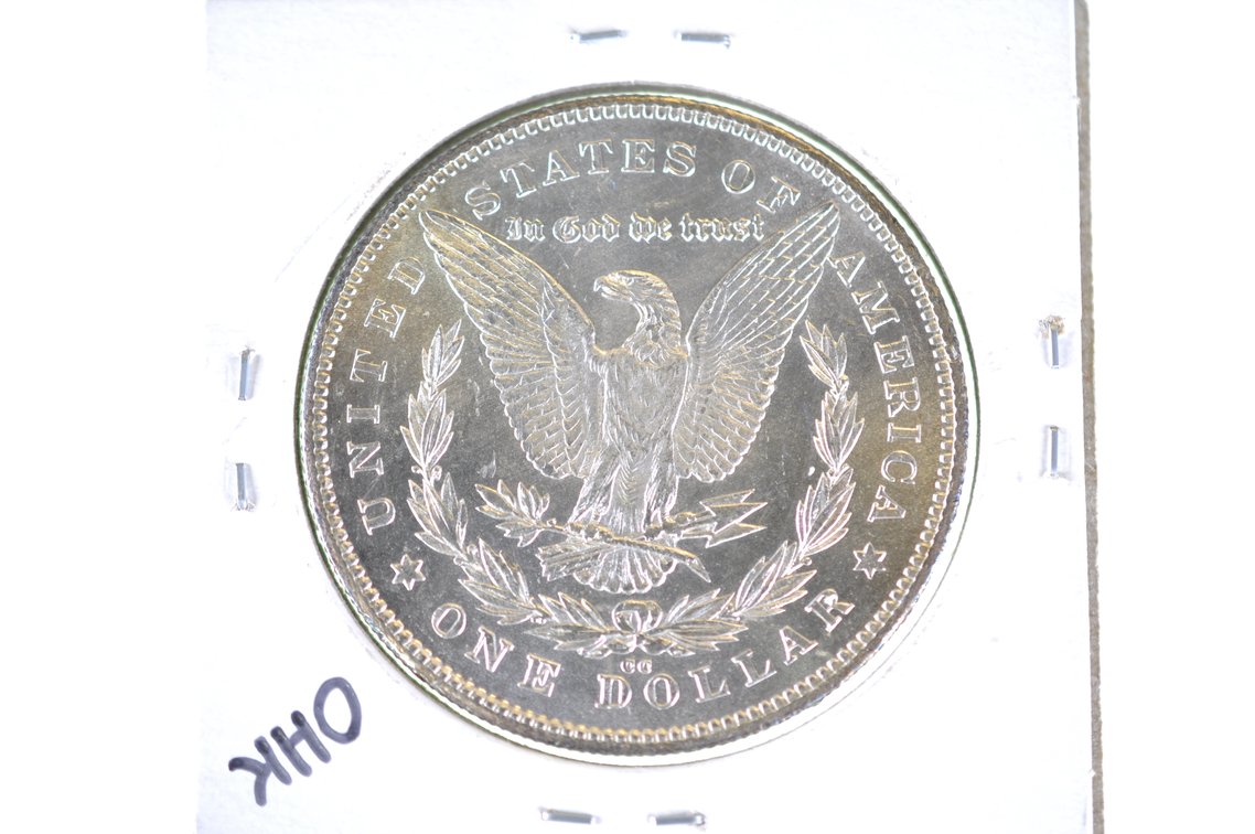 1878 Silver Morgan Dollar Carson City, photo 2 of 2