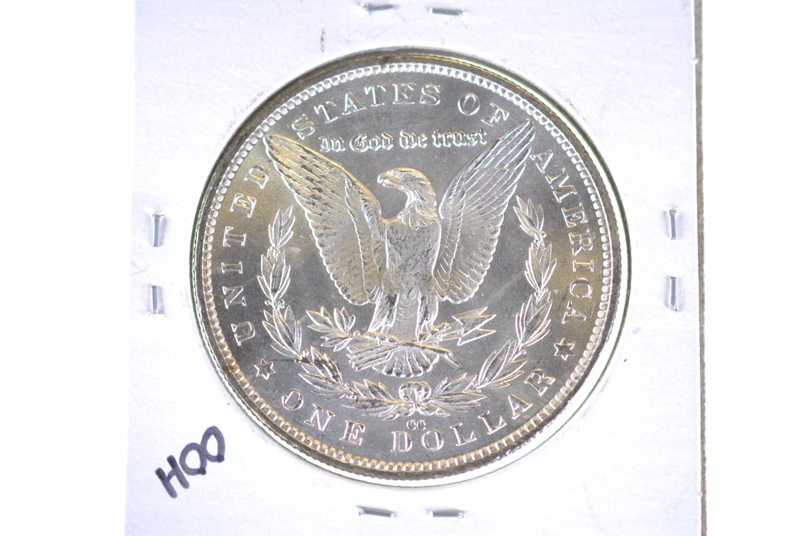 1882 Silver Morgan Dollar Carson City, photo 2 of 2