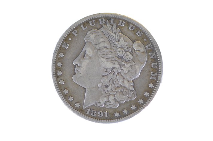 1891 Silver Morgan Dollar Carson City