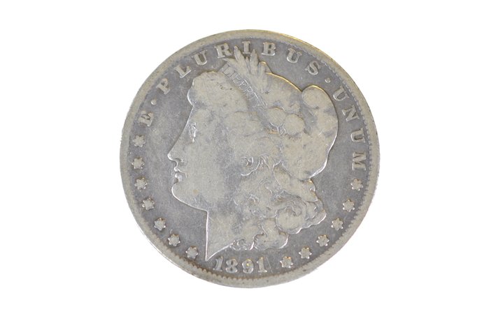 1891 Silver Morgan Dollar Carson City