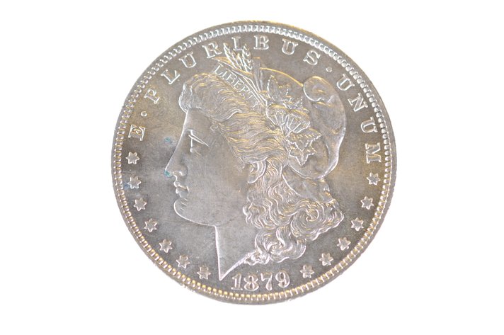 1879 Silver Morgan Dollar New Orleans