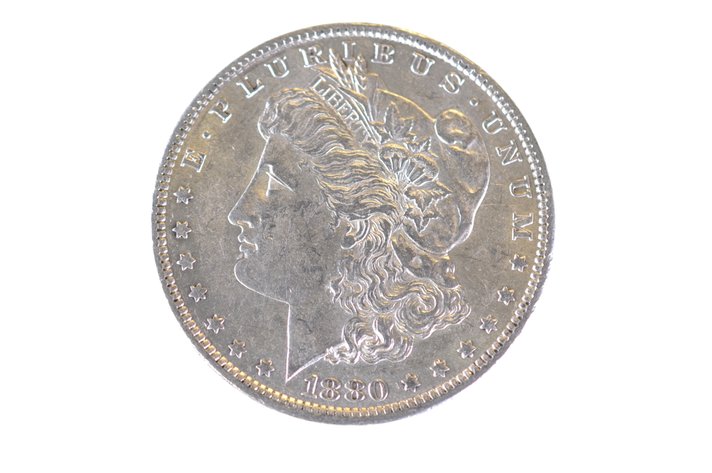 1880 Silver Morgan Dollar New Orleans