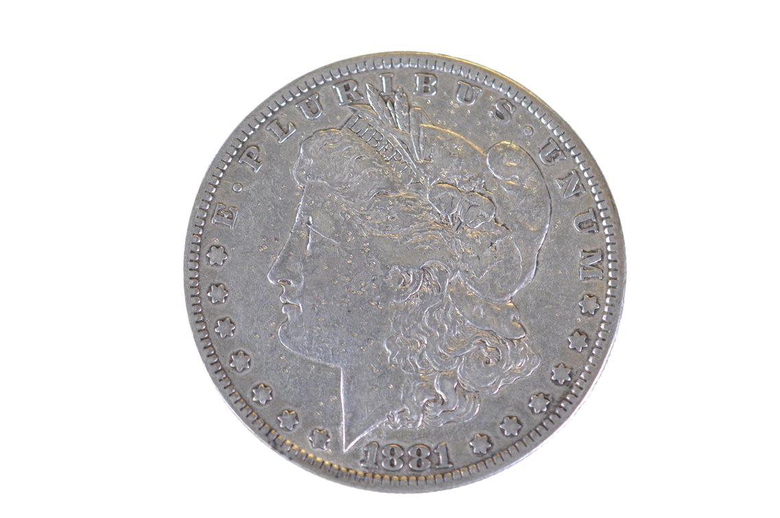 1881 Silver Morgan Dollar Philadelphia, photo 2 of 3