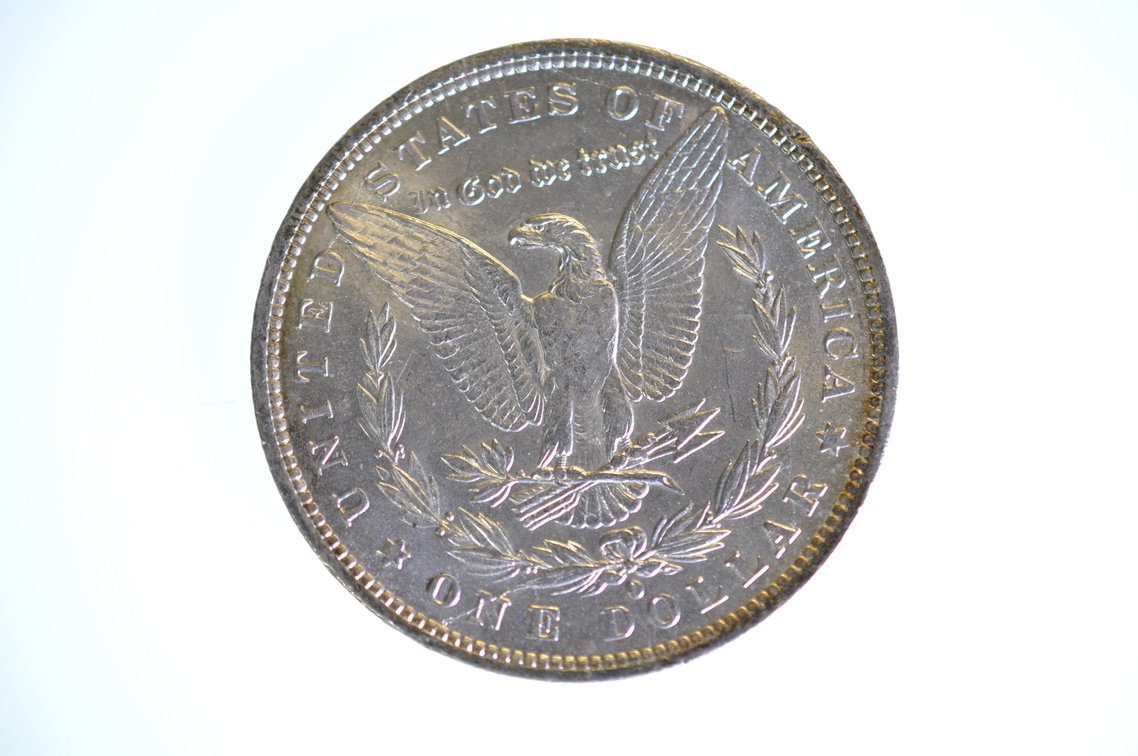 1882 Silver Morgan Dollar New Orleans, photo 2 of 2