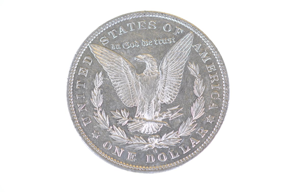 1881 Silver Morgan Dollar New Orleans, photo 2 of 2