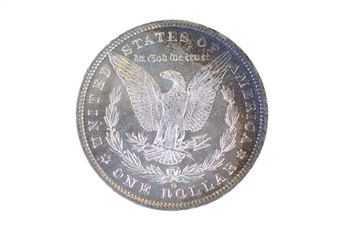 1883 Silver Morgan Dollar New Orleans, photo 2 of 2