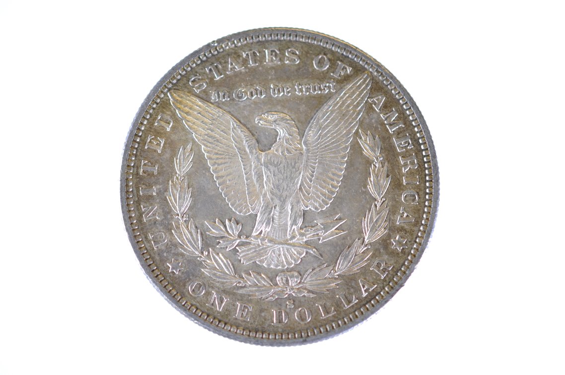 1882 Silver Moragn Dollar San Francisco, photo 2 of 2