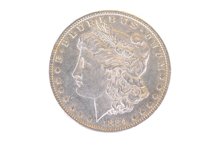 1884 Silver Morgan Dollar Philadelphia