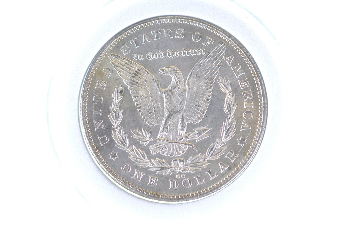 1878 Silver Morgan Dollar Carson City, photo 2 of 2